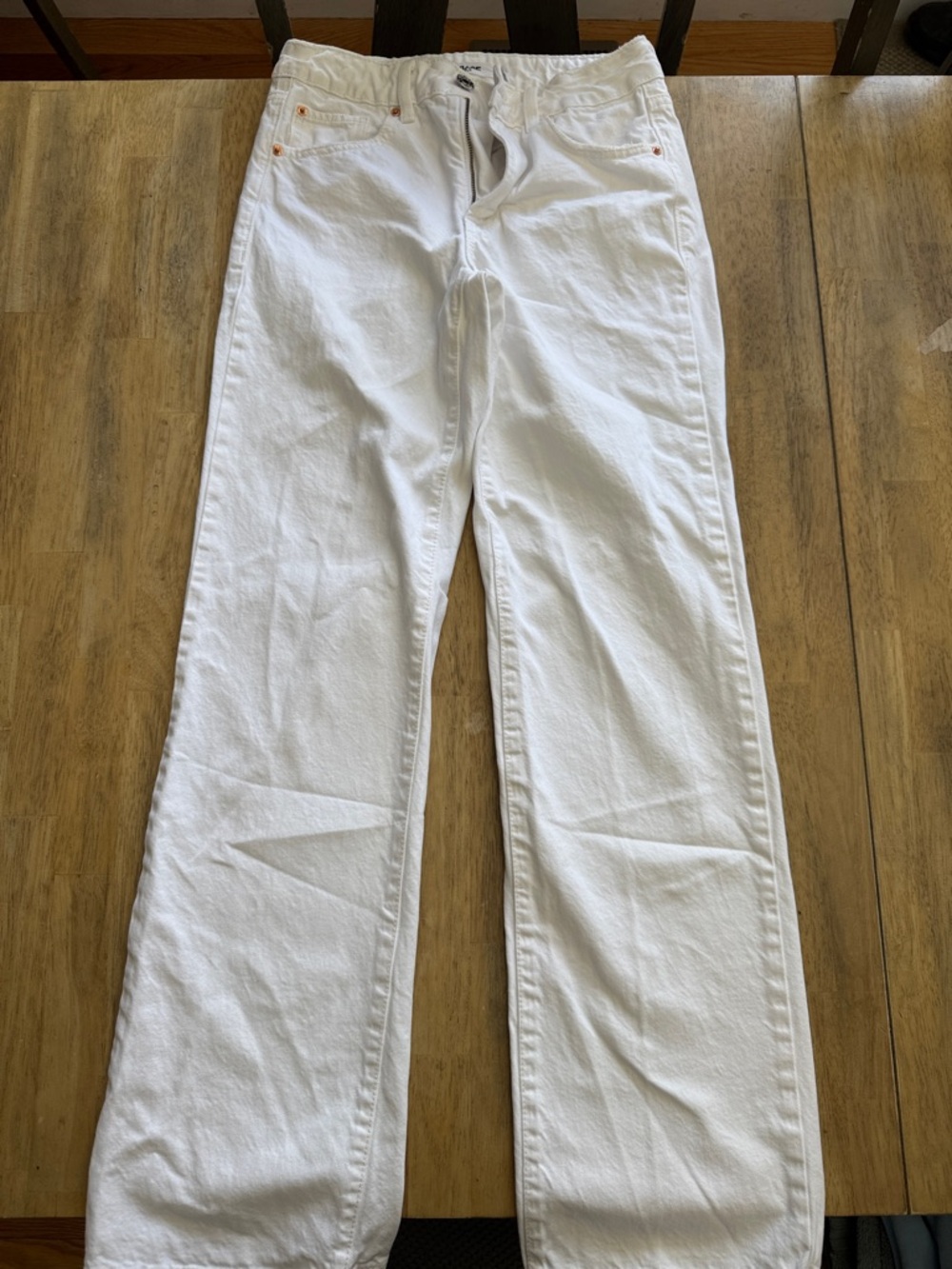 Garage White Women’s 90’s Straight-Leg Jeans